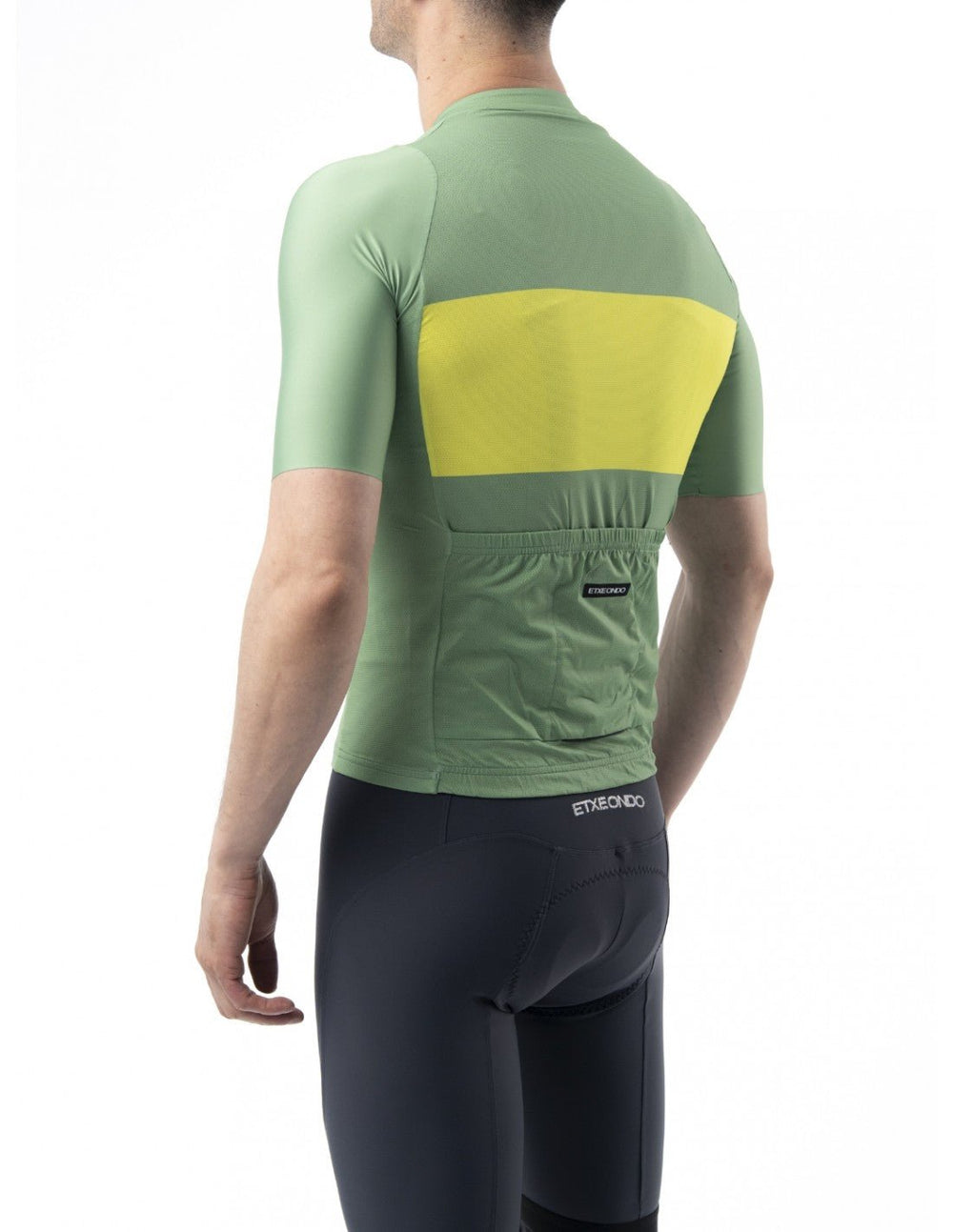 ETXEONDO BIKO Verde Oliva Maillot Hombre - La Cumbre