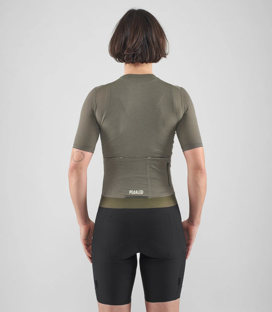 PEdALED Odyssey Military Green Maillot Mujer - La Cumbre