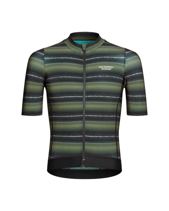 PAS NORMAL STUDIOS Essential Light Olive Stripe Maillot hombre