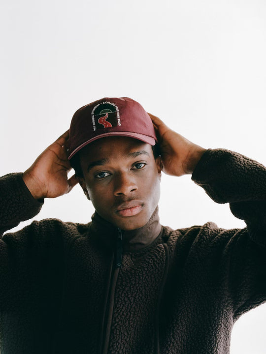 PAS NORMAL STUDIOS Off Race Maroon Gorra