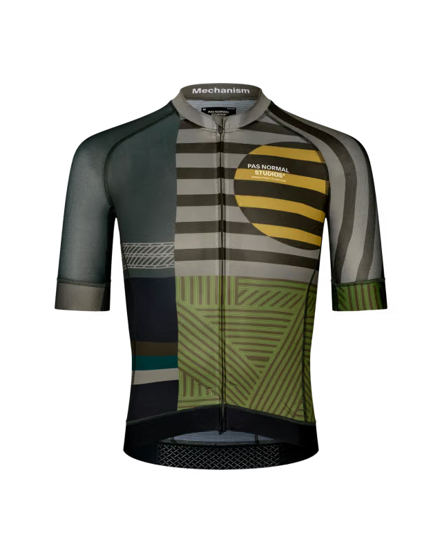 PAS NORMAL STUDIOS Mechanism AOP International Earth Maillot Ciclismo Hombre