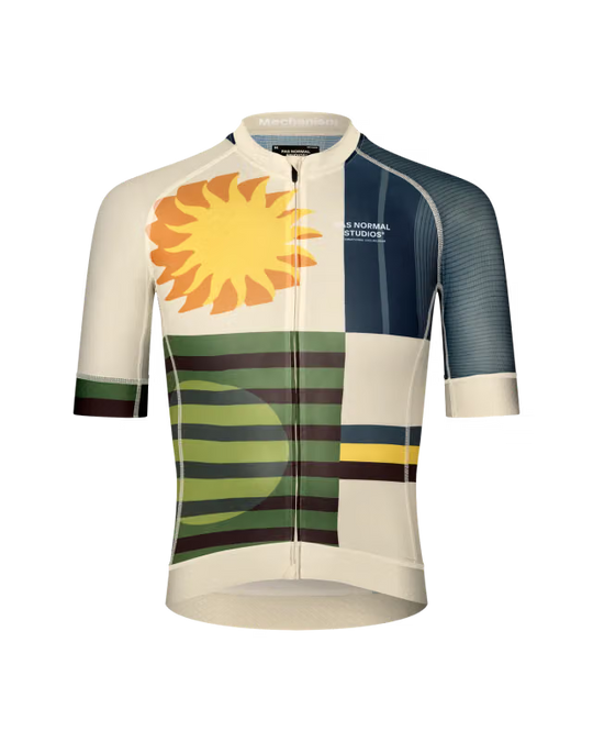 PAS NORMAL STUDIOS Mechanism AOP International Sand Maillot Ciclismo Hombre
