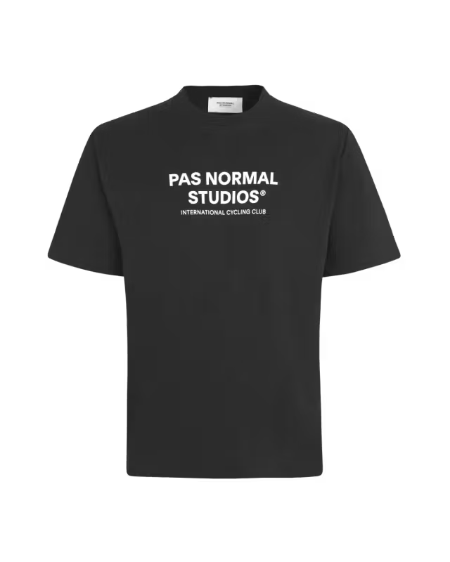 PAS NORMAL STUDIOS Off-Race Logo T-Shirt - Black Camiseta