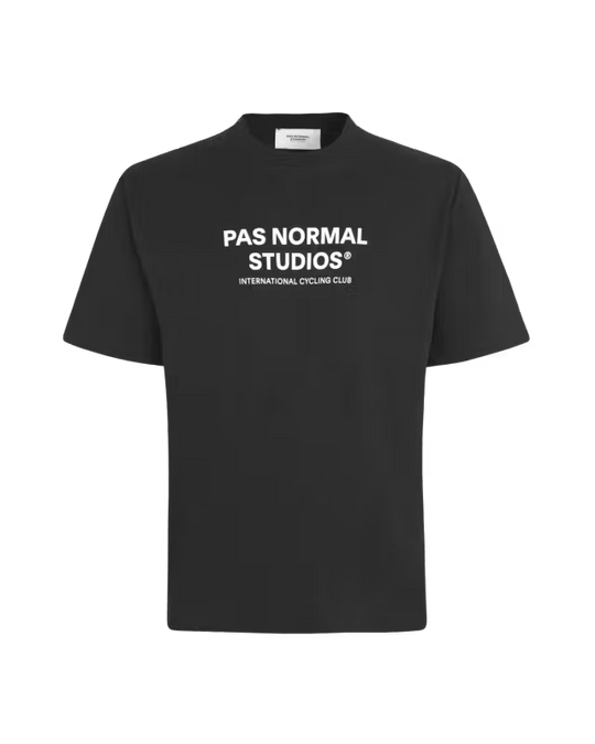 PAS NORMAL STUDIOS Off-Race Logo T-Shirt - Black Camiseta