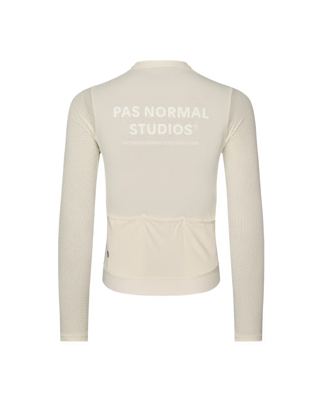 PAS NORMAL STUDIOS Essential Light Long Sleeve Jersey - Off White Maillot hombre