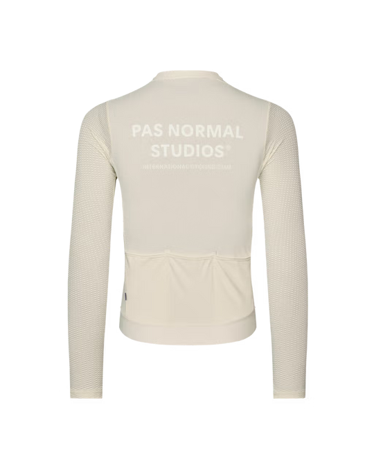 PAS NORMAL STUDIOS Essential Light Long Sleeve Jersey - Off White Maillot hombre