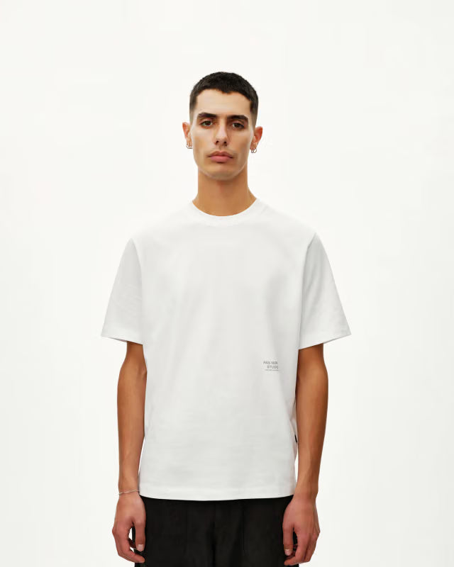 PAS NORMAL STUDIOS Off-Race Graphic T-Shirt - White Camiseta
