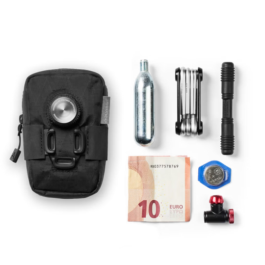 POLYMER WORKSHOP  Transit Saddlebag | Black Bolsa de Herramientas