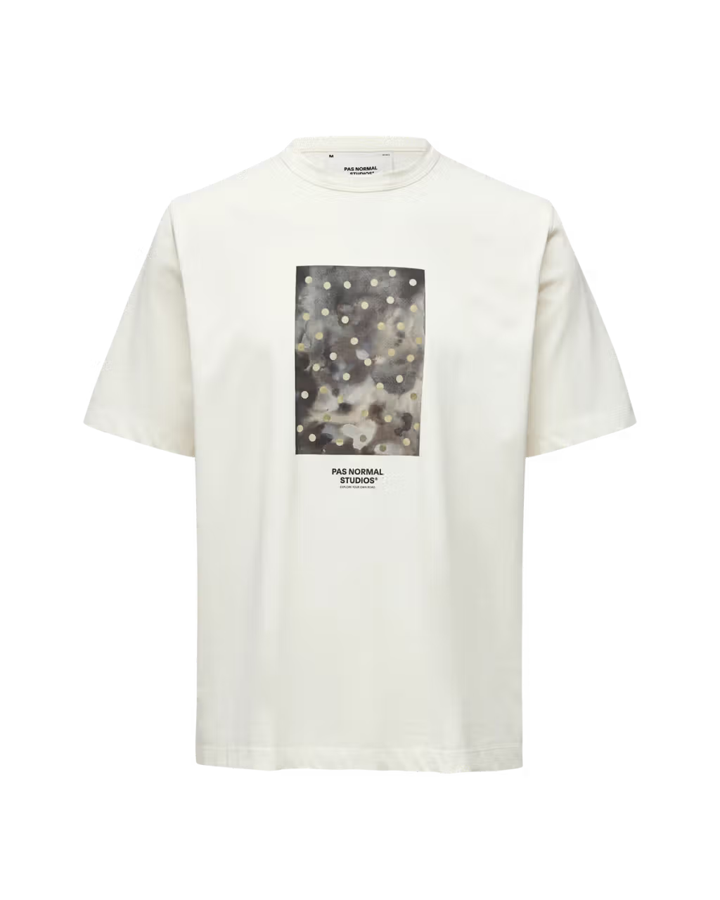 PAS NORMAL STUDIOS Off-Race Tech Graphic - Off White Camiseta