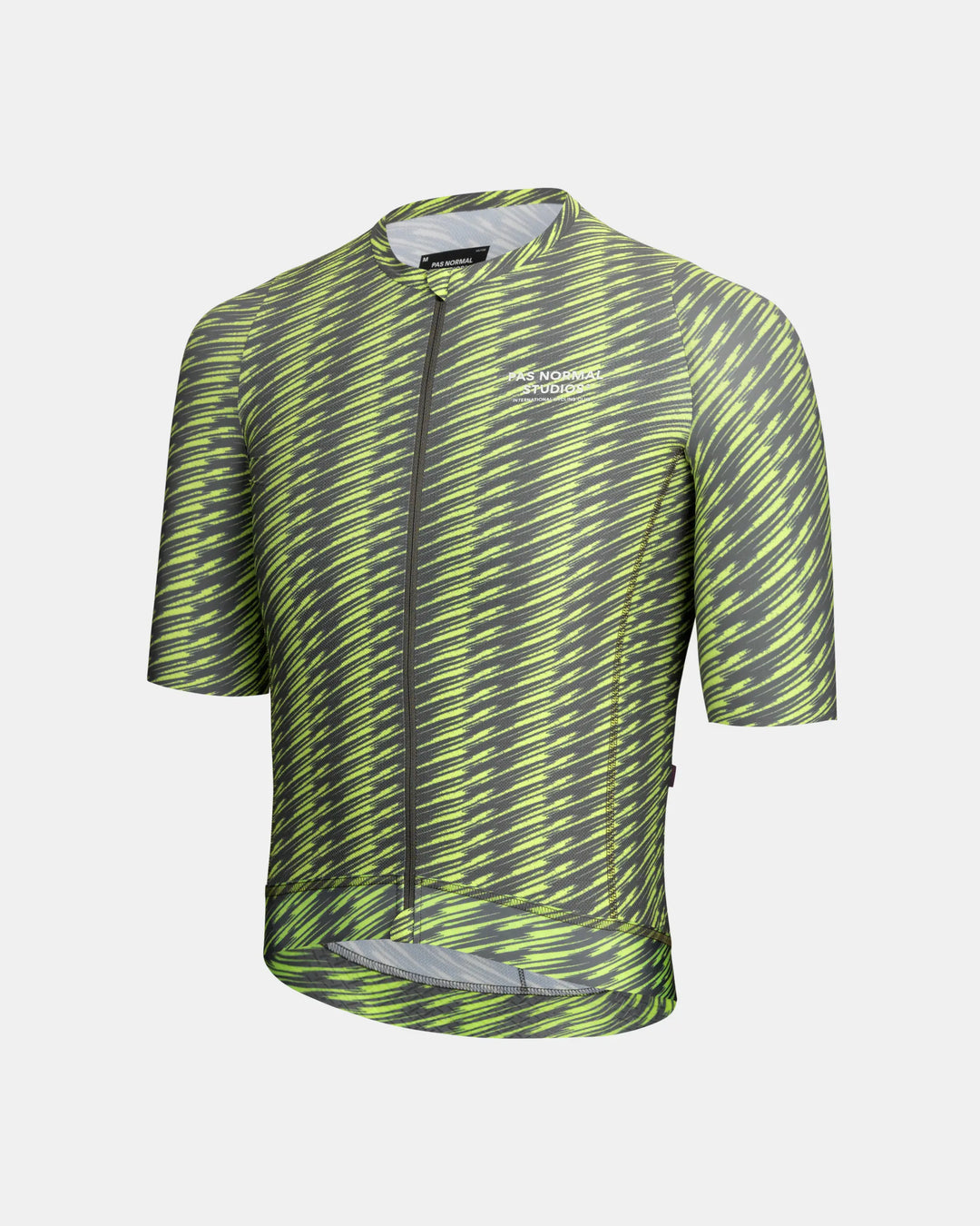 PAS NORMAL Solitude Dark Moss/Lime Green Maillot ciclismo