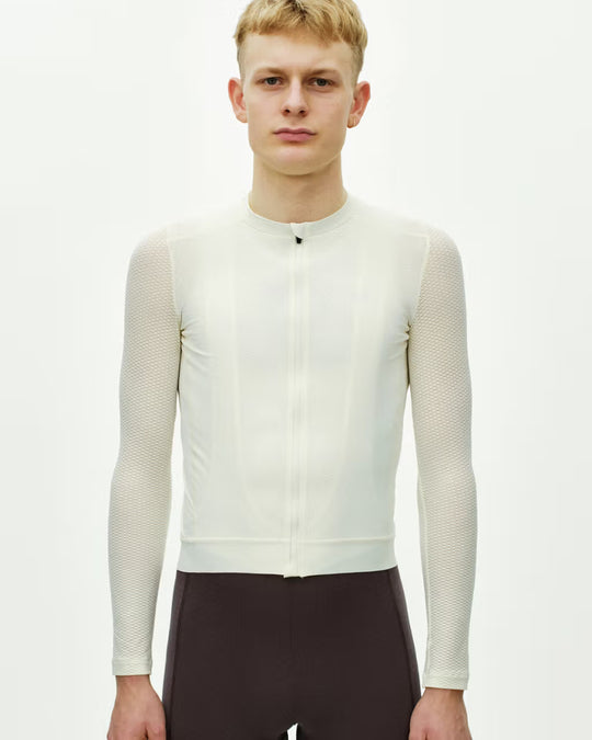 PAS NORMAL STUDIOS Essential Light Long Sleeve Jersey - Off White Maillot hombre