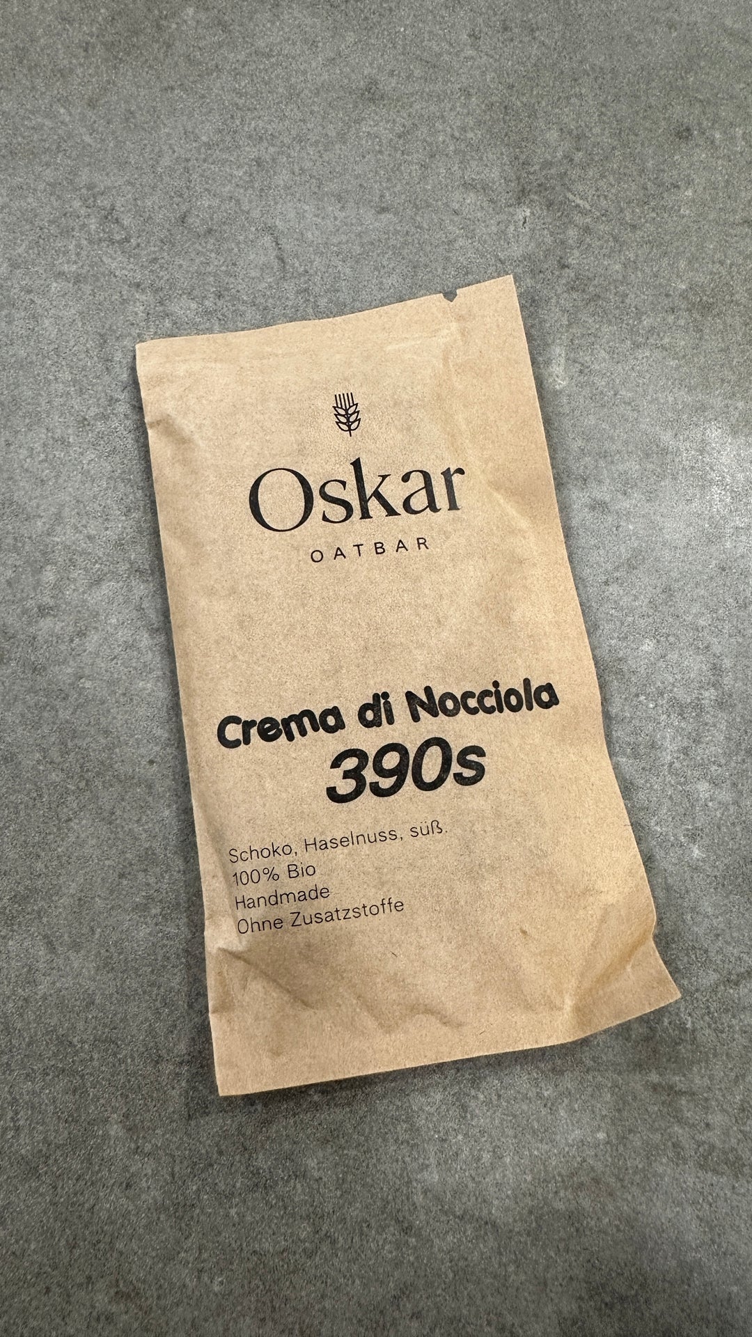 Oskar Oatbar 390 Crema di Nocciola