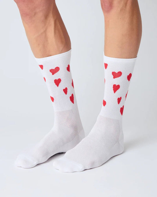 FINGERSCROSSED CLASSIC TRIP RED HEARTS Calcetines - La Cumbre