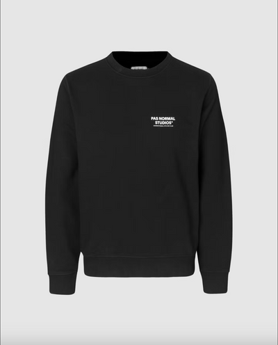 PAS NORMAL STUDIOS Off-Race Sweatshirt — Black