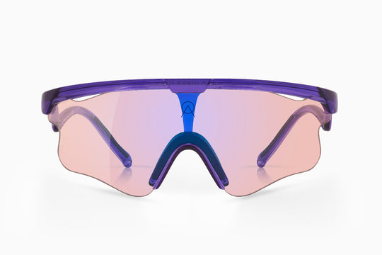 ALBA OPTICS DELTA LEI PURPLE GLOSSY VZUM F-LENS FLM Gafas Ciclismo