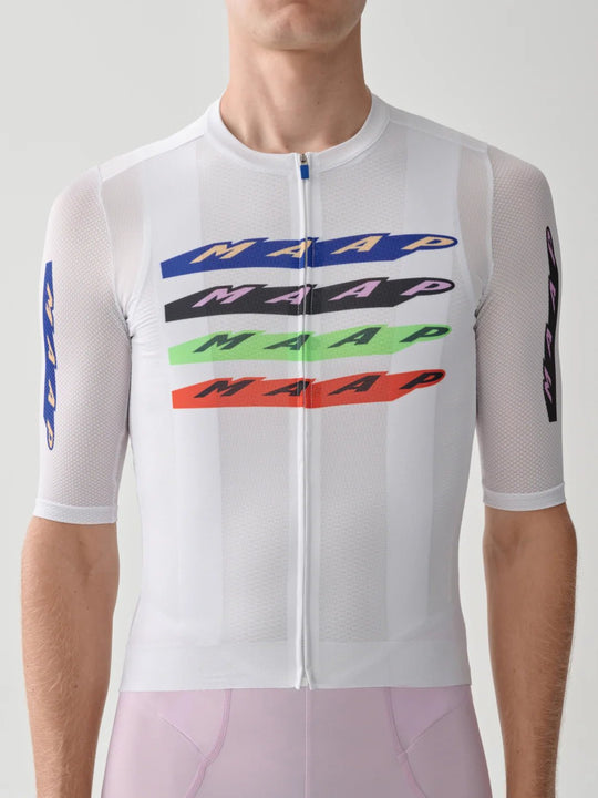 MAAP Evade X Pro Air Jersey 3.0 White Maillot Hombre - La Cumbre