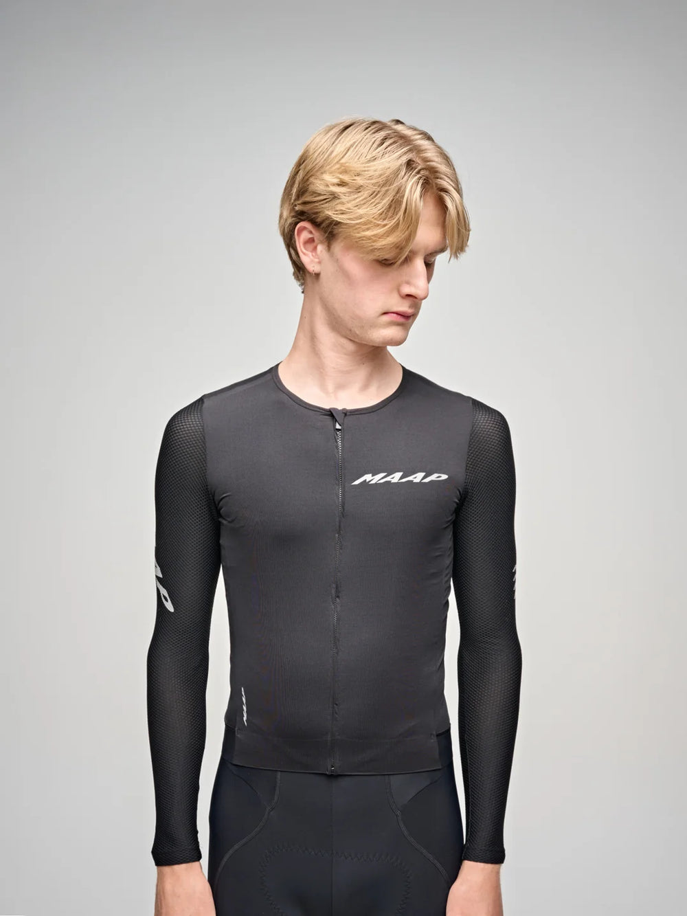 MAAP Pro Emerge LS Black Maillot Hombre