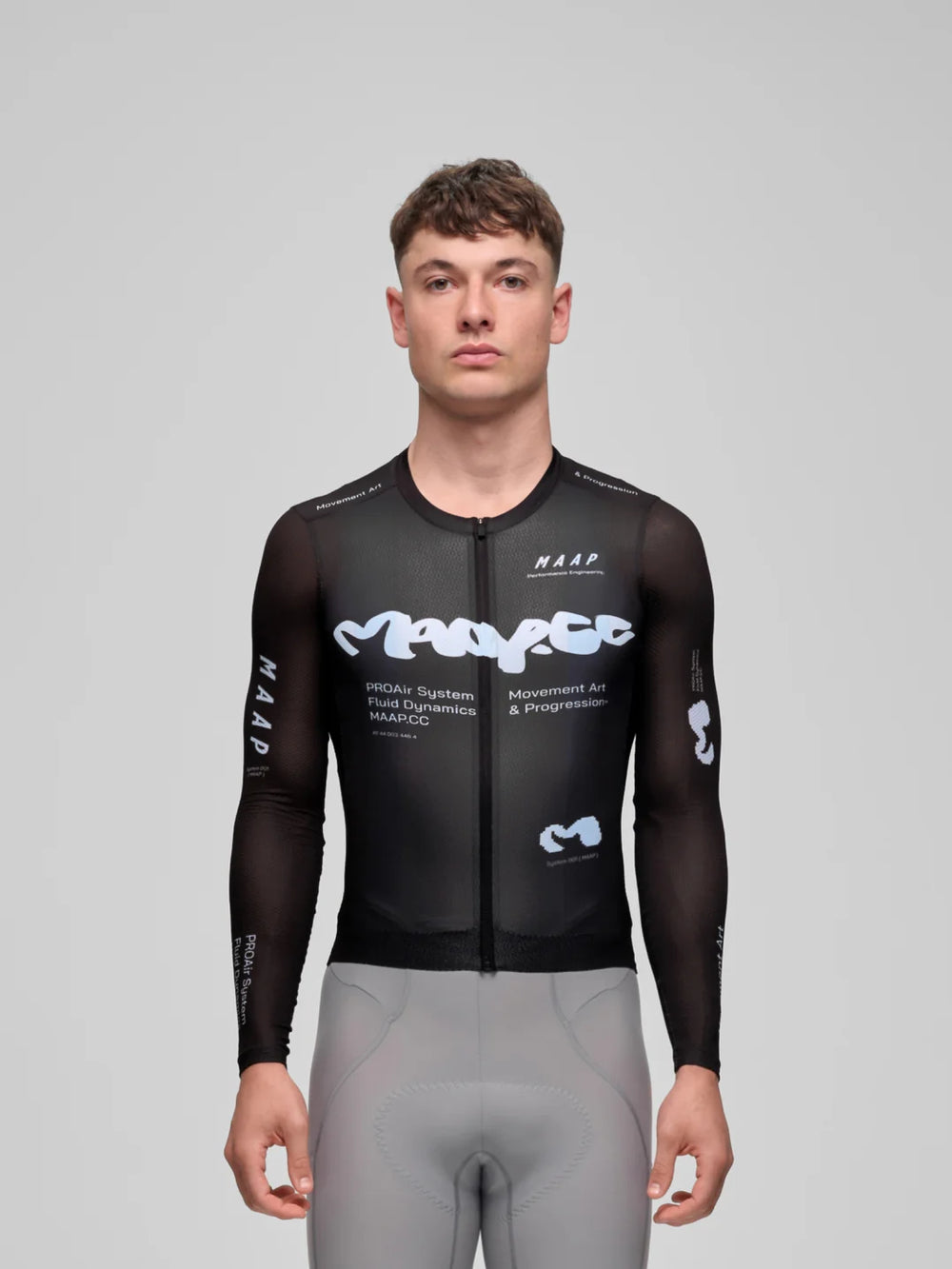 MAAP Strata Pro Air LS Jersey 3.0 Dark Choc Maillot Hombre