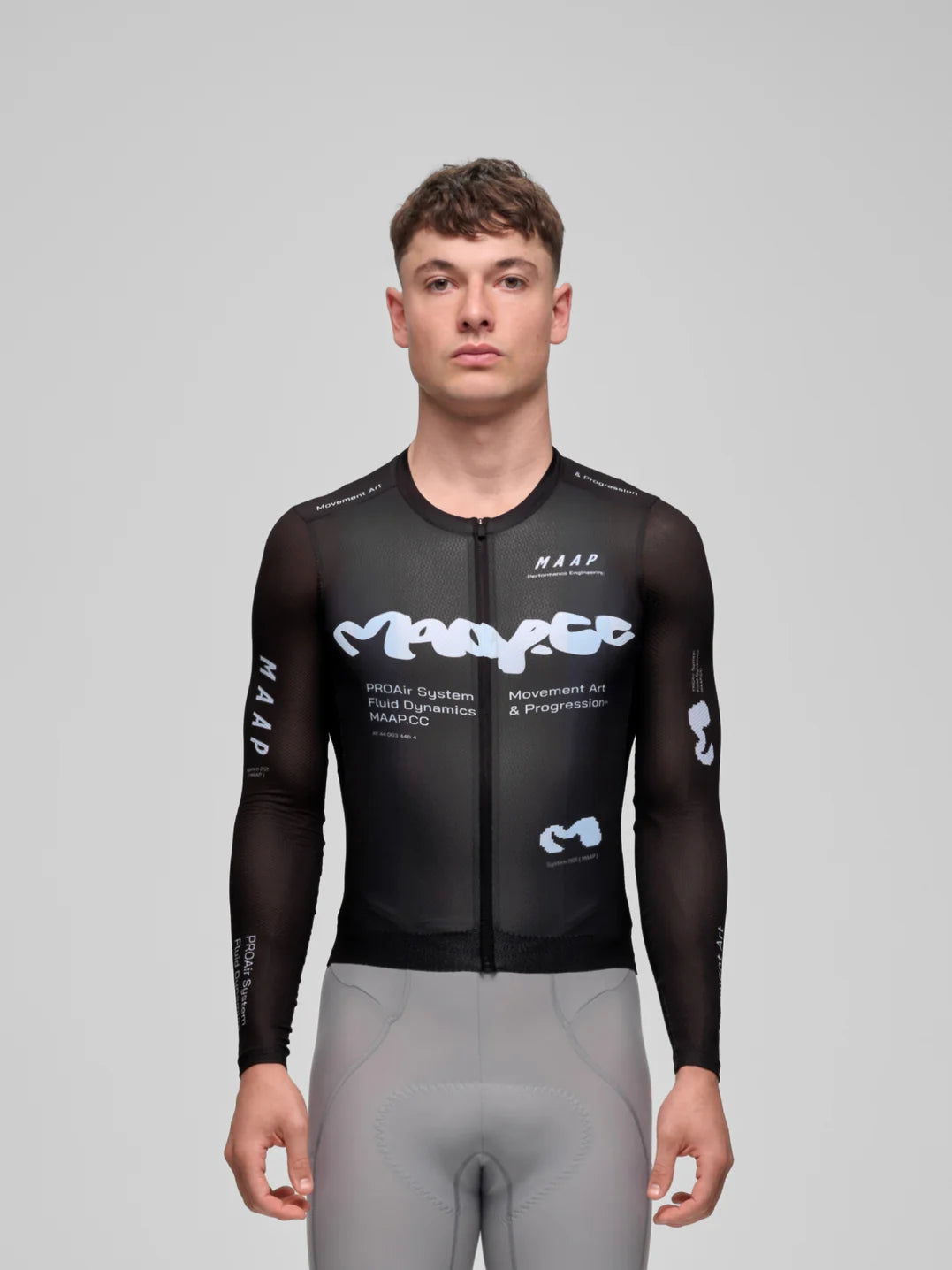 MAAP Strata Pro Air LS Jersey 3.0 Dark Choc Maillot Hombre