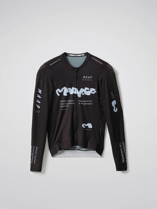 MAAP Strata Pro Air LS Jersey 3.0 Dark Choc Maillot Hombre