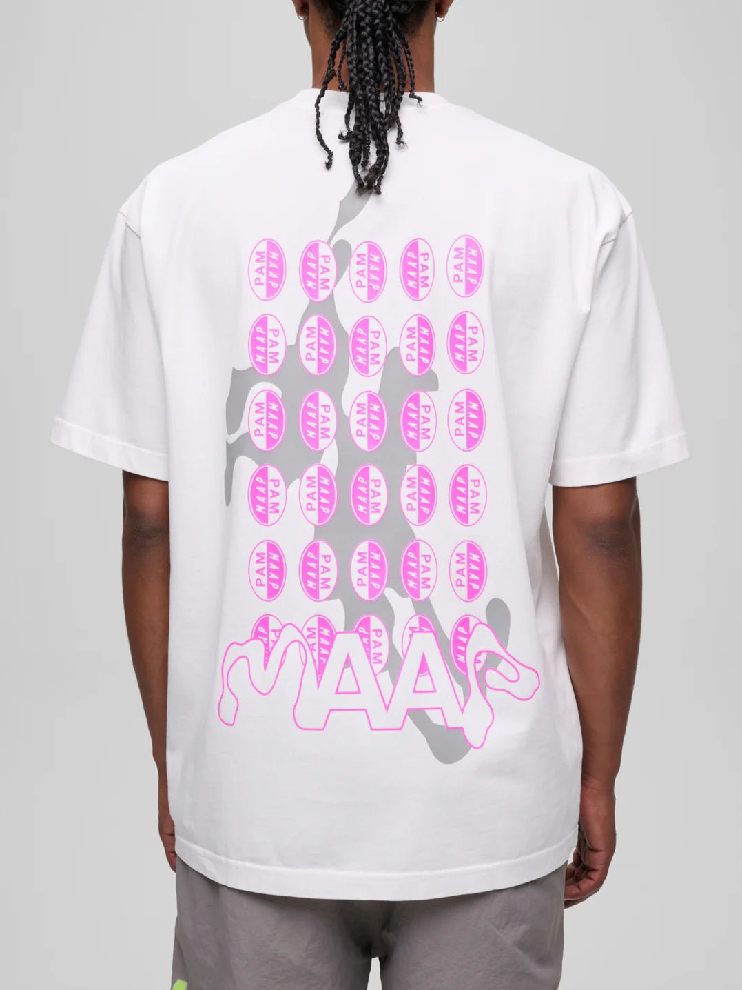 MAAP x P.A.M White/Violet Cosmos Camiseta - La Cumbre