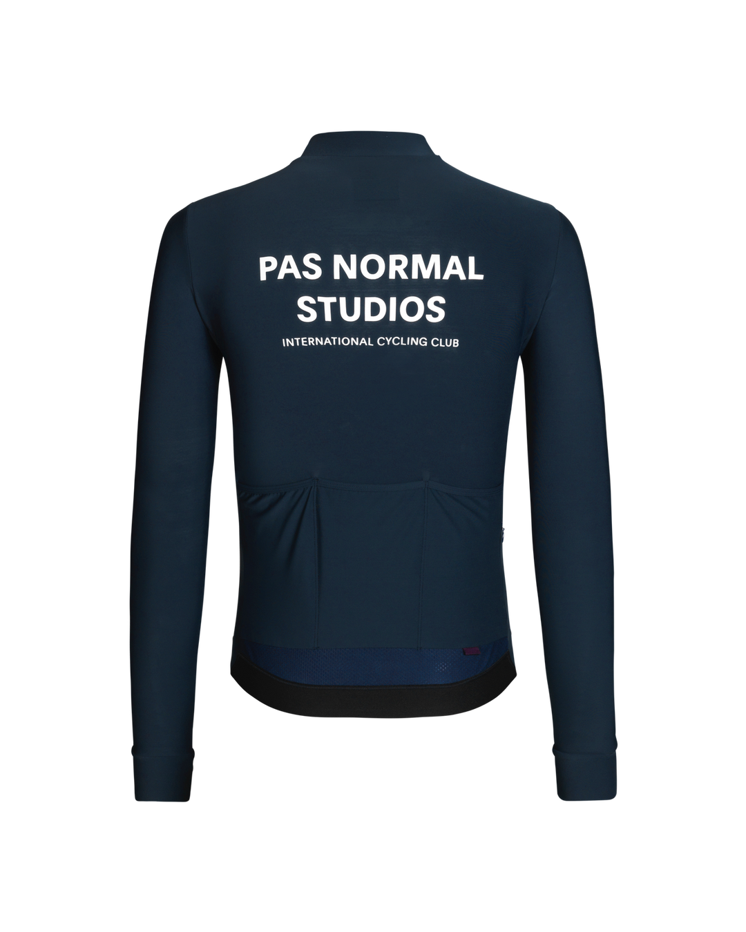 PAS NORMAL Essential Long Sleeve — Navy Maillot Largo ciclismo