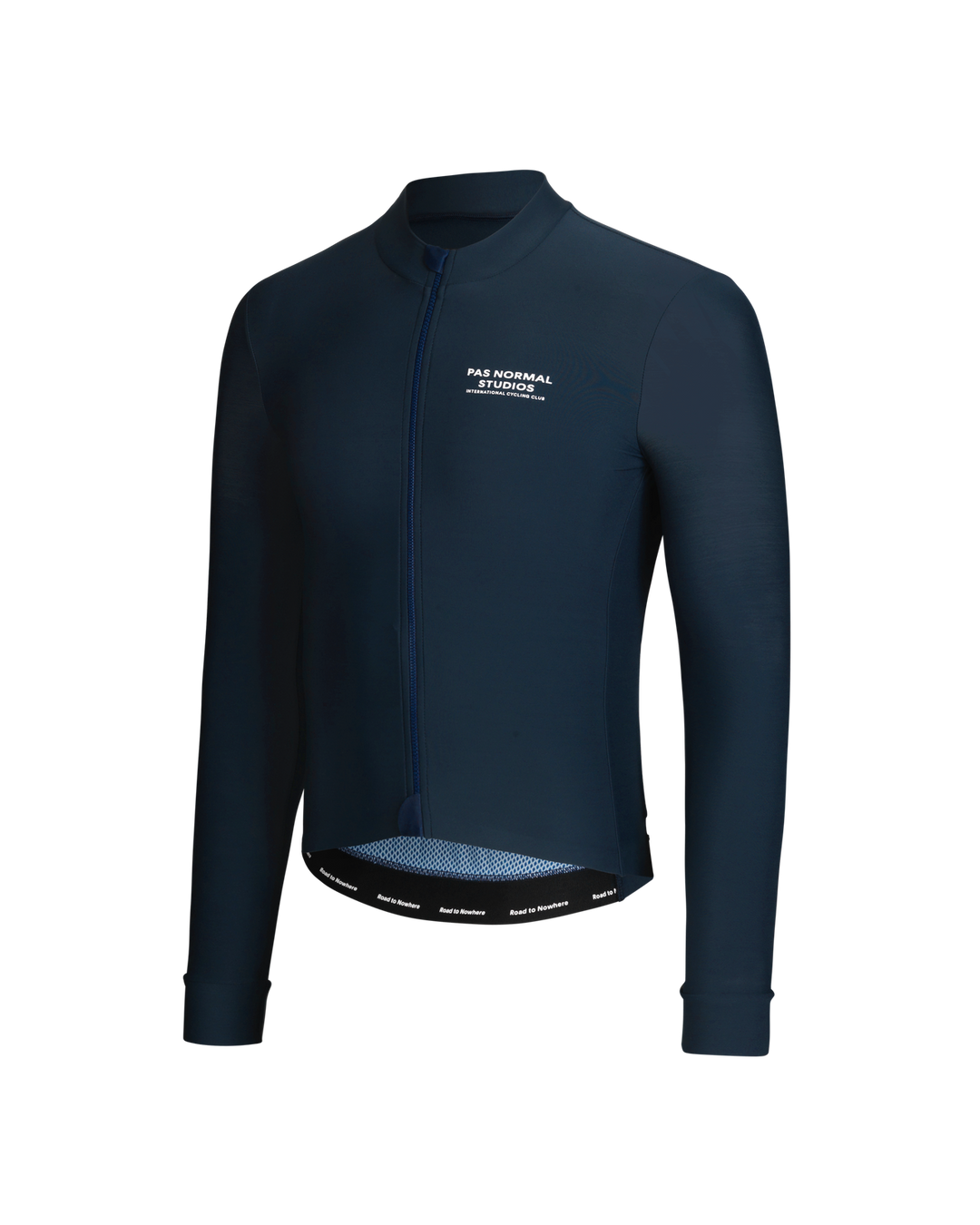 PAS NORMAL Essential Long Sleeve — Navy Maillot Largo ciclismo