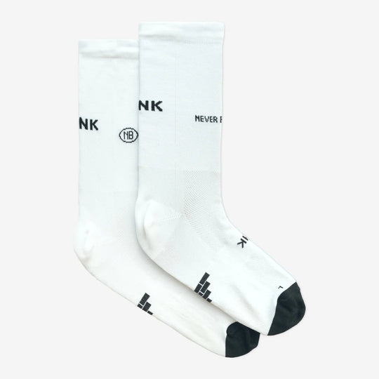 BONK NB White Calcetines Ciclismo