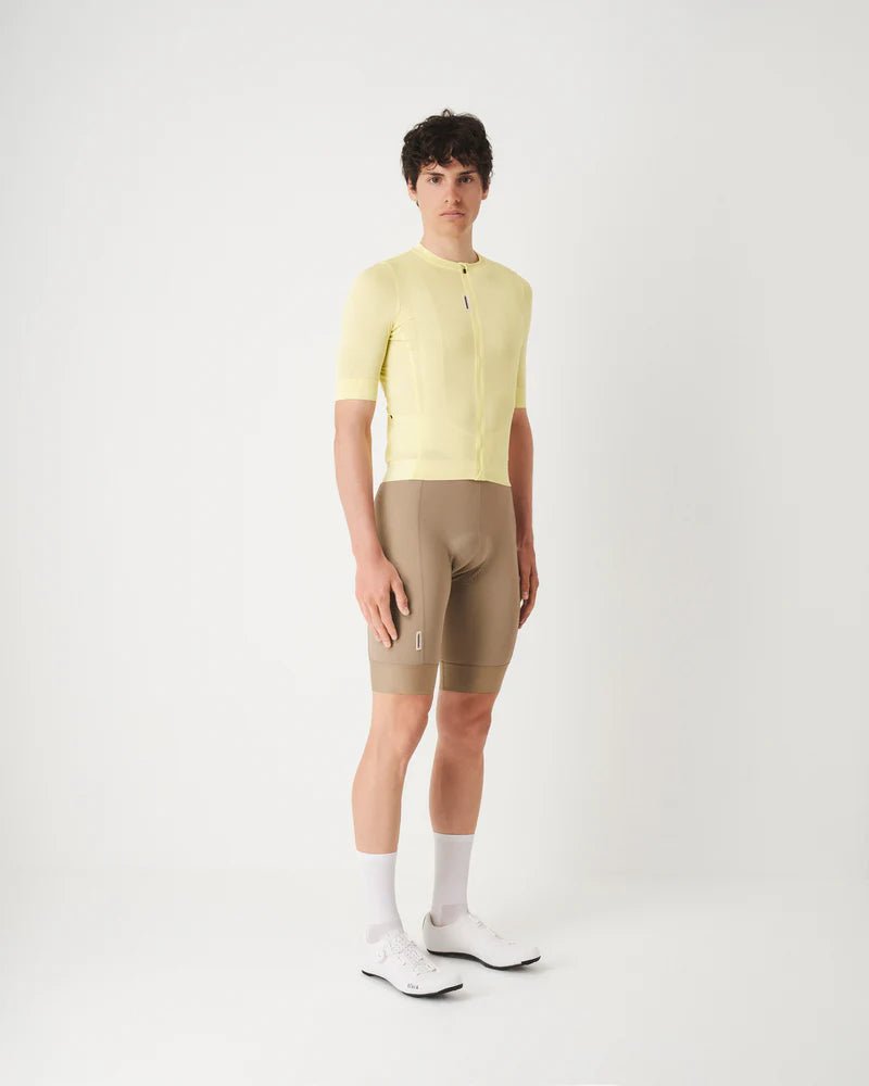 FINGERSCROSSED ROAD JERSEY SUPER LIGHT MEN BUTTER YELLOW Maillot Hombre - La Cumbre