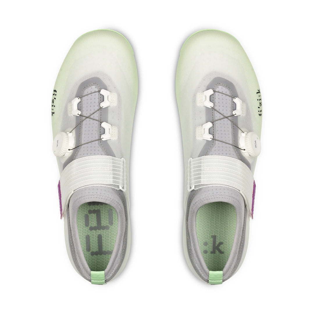 FIZIK Vento Ferox Carbon 2 Light grey/Mint Zapatillas Ciclismo Gravel/MTB - La Cumbre