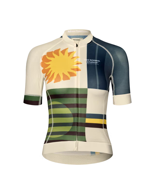PAS NORMAL STUDIOS Mechanism AOP International Sand Maillot Ciclismo Mujer