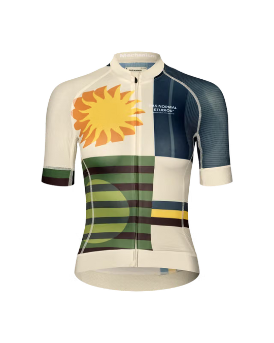PAS NORMAL STUDIOS Mechanism AOP International Sand Maillot Ciclismo Mujer