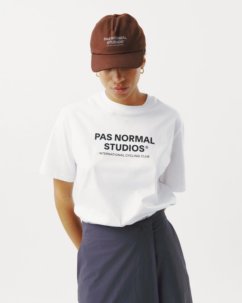 PAS NORMAL STUDIOS Off-Race Logo T-Shirt - White Camiseta