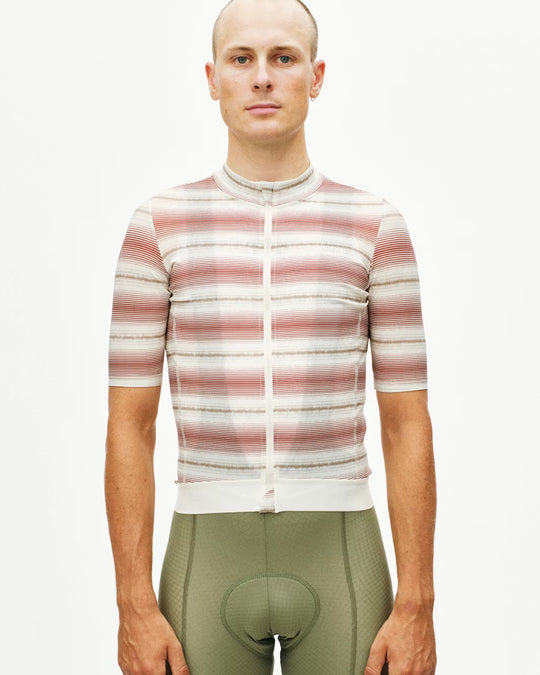 PAS NORMAL STUDIOS Essential Off White Stripe Maillot hombre