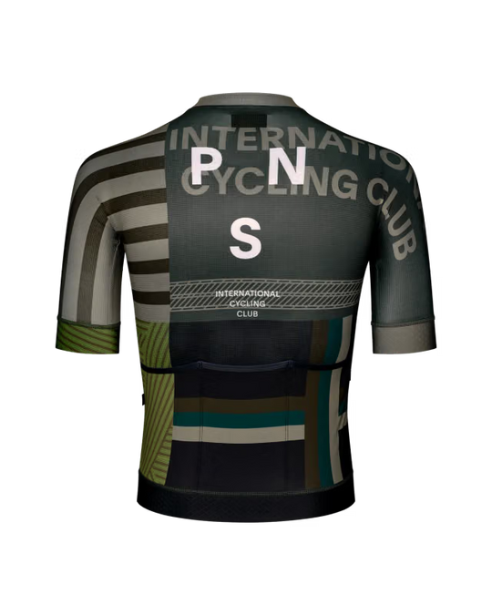 PAS NORMAL STUDIOS Mechanism AOP International Earth Maillot Ciclismo Hombre