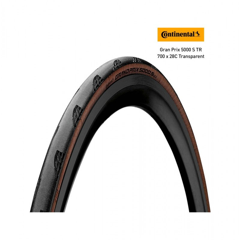 Cubierta Continental Grand Prix 5000S Tubeless Ready Negro/Tras