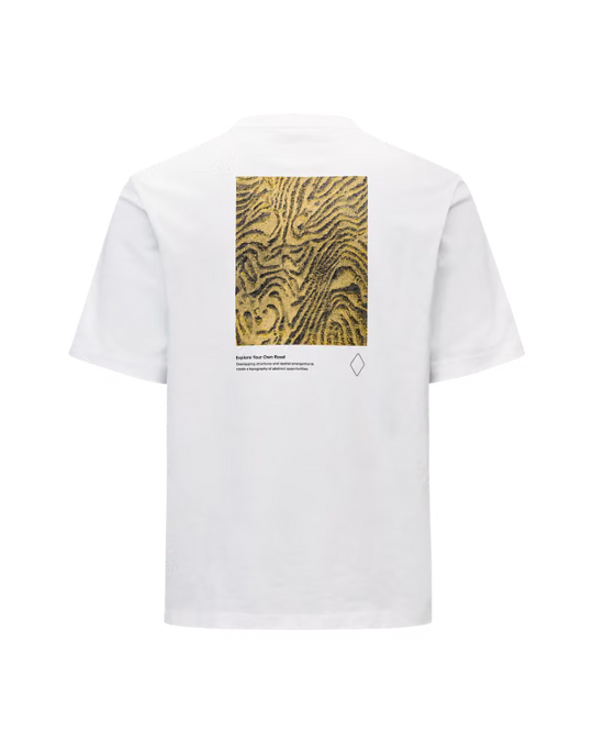 PAS NORMAL STUDIOS Off-Race Graphic T-Shirt - White Camiseta