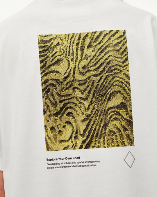 PAS NORMAL STUDIOS Off-Race Graphic T-Shirt - White Camiseta
