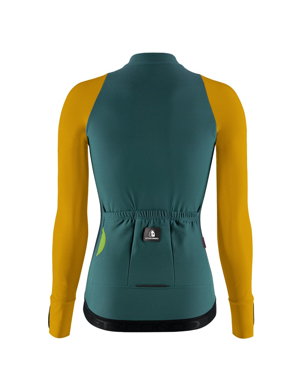 ETXEONDO MAILLOT KALA TÉRMICO Verde/mostaza Mujer