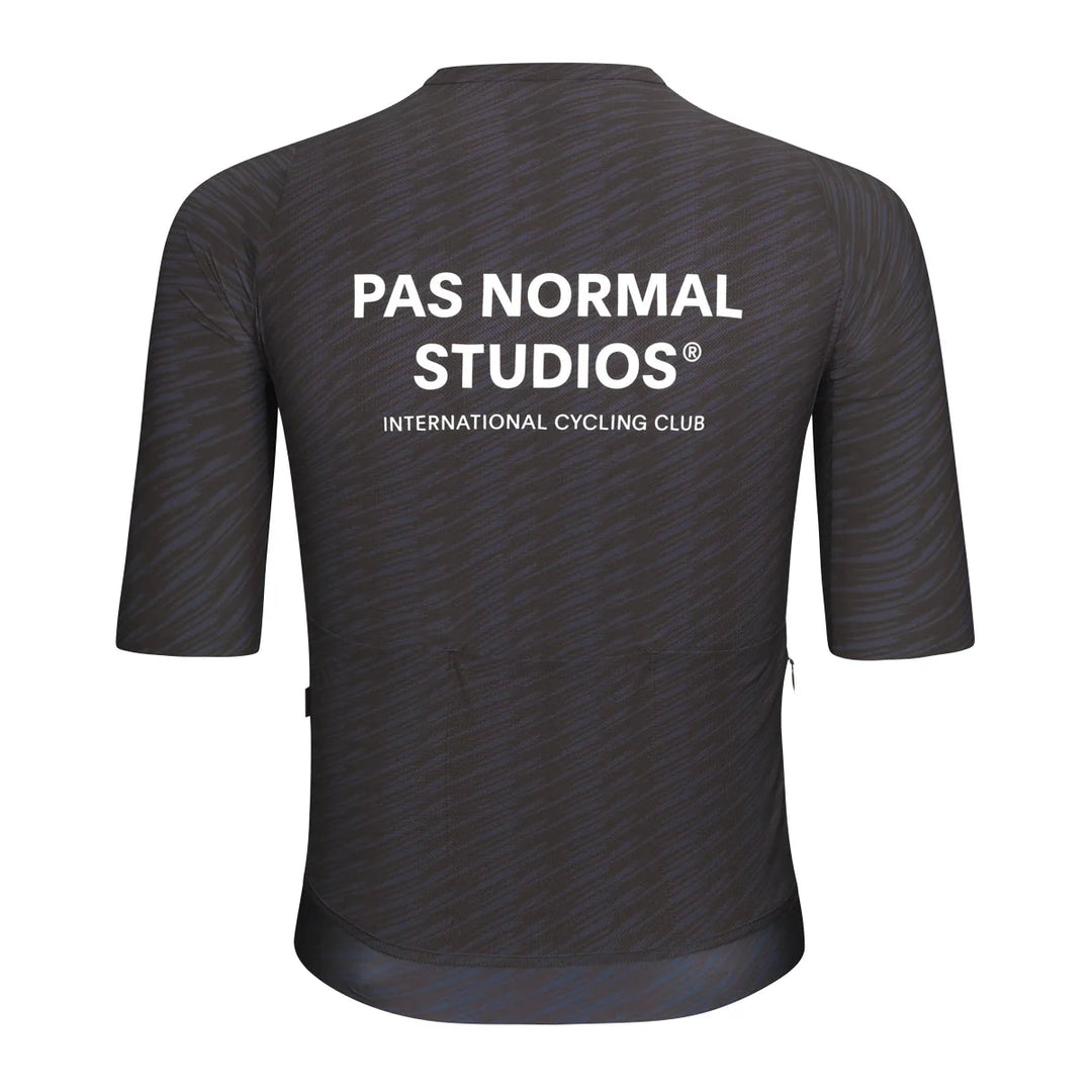 PAS NORMAL STUDIOS Solitude — Dark Navy / Light Brown Maillot ciclismo