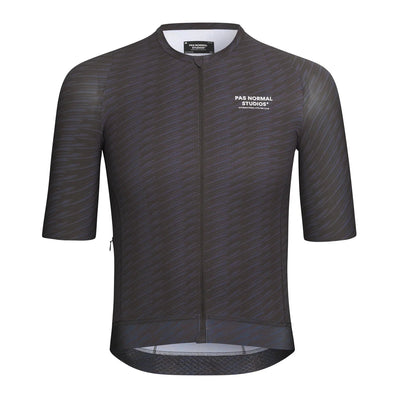 PAS NORMAL Solitude — Dark Navy / Light Brown Maillot ciclismo