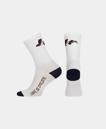 Calcetines CdC Flying Fish White